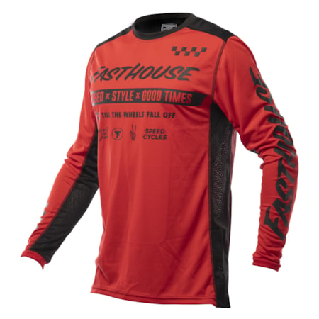 Camisa Fasthouse Grindhouse Domingo Vermelho