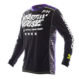 Camisa Fasthouse Grindhouse Rufio Preto Roxo