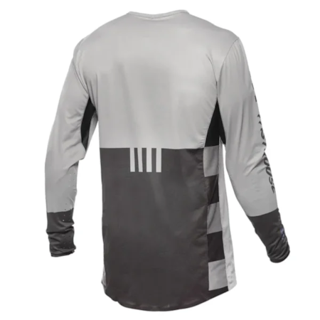 Segunda imagem do produto Camisa Fasthouse MX Helix Podium Cinza Preto Roxo