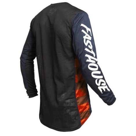 Segunda imagem do produto Camisa Fasthouse Originals Air Cooled Azul Preto