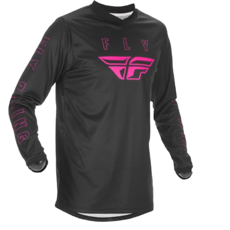 Camisa Fly F-16 2021 - Rosa Preto