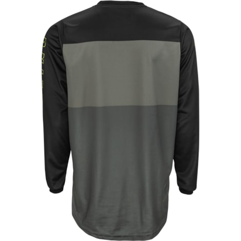 Segunda imagem do produto Camisa Fly F16 2022 - Cinza Amarelo Flúor