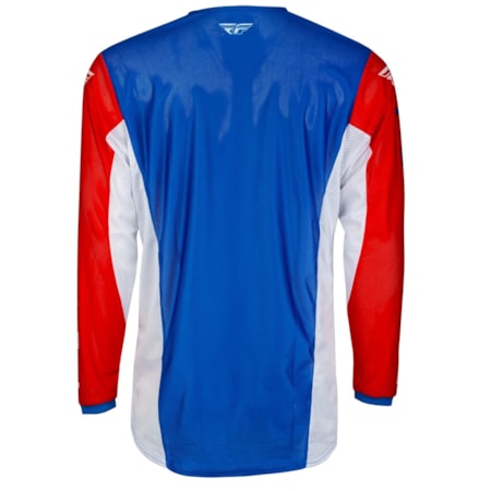 Segunda imagem do produto Camisa Fly Kinetic Mesh Kore - Vermelho Branco Azul