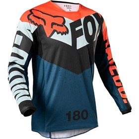 Camisa Fox 180 Trice - Azul Laranja