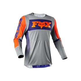 Camisa Fox 360 Linc - Cinza Laranja