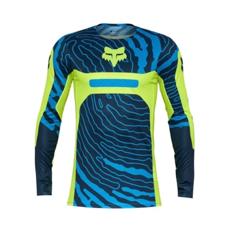Camisa Fox Flexair Impression Amarelo