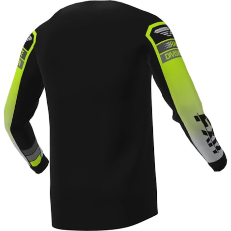 Segunda imagem do produto Camisa FXR Clutch MX - Preto Cinza Hivis