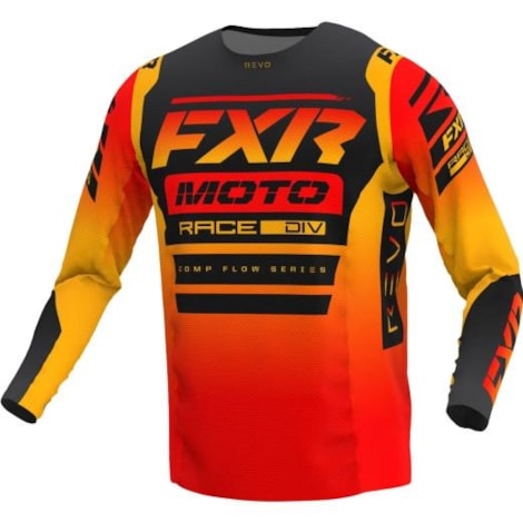 Camisa FXR Revo Comp MX Tequila Sunrise