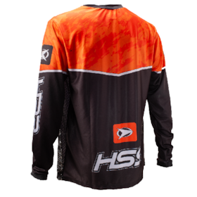 Camisa Hss Piloto Action Preto Laranja