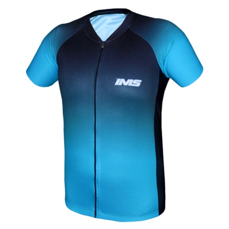 Camisa IMS Bike Napoli Feminino Degradê - Azul
