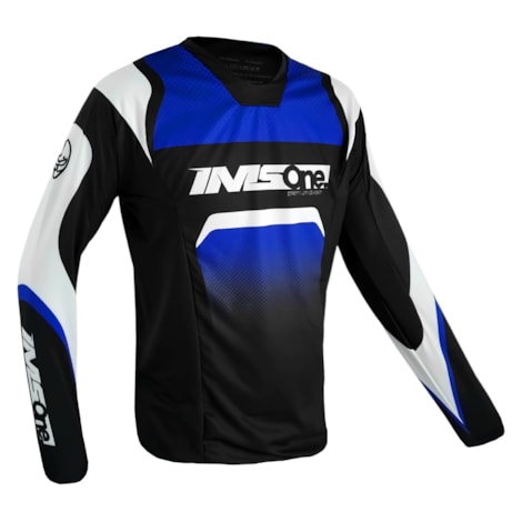 Camisa IMS One Preto Azul Branco