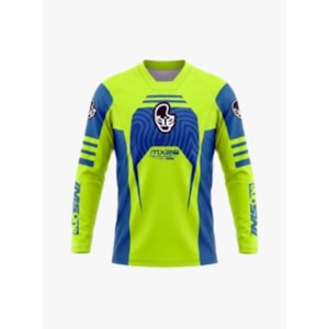Camisa IMS Revo One Azul Flúor