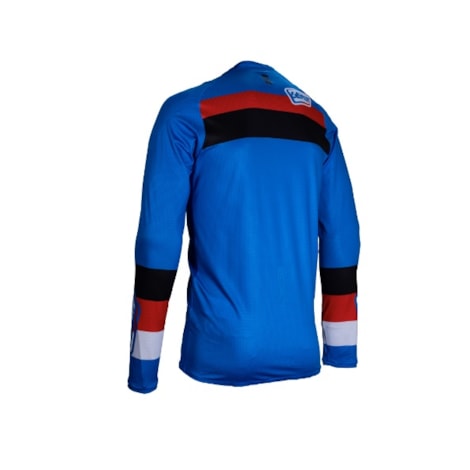 Segunda imagem do produto Camisa Leatt Lite 4.5 Azul Branco