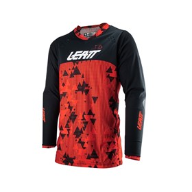 Camisa Leatt Moto 4.5 Enduro - Vermelho Preto