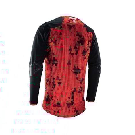Segunda imagem do produto Camisa Leatt Moto 4.5 Enduro - Vermelho Preto