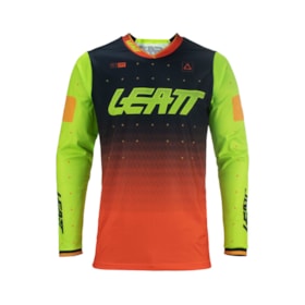 Camisa Leatt Moto 4.5 Lite 24 - Laranja Citrus Preto