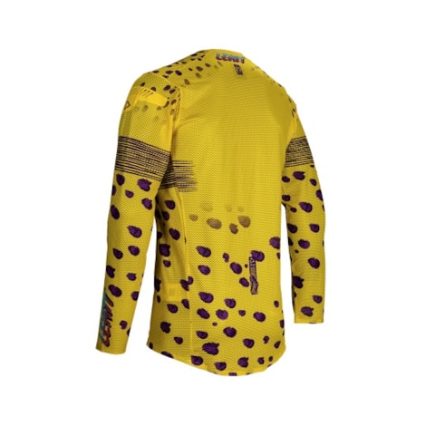 Segunda imagem do produto Camisa Leatt Ultraweld 5.5 Amarelo Roxo