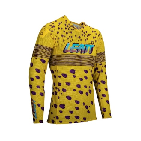 Camisa Leatt Ultraweld 5.5 Amarelo Roxo