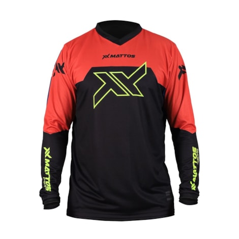 Camisa Mattos Multi Vermelho