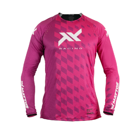 Segunda imagem do produto Camisa Mattos Pro Grid Rosa