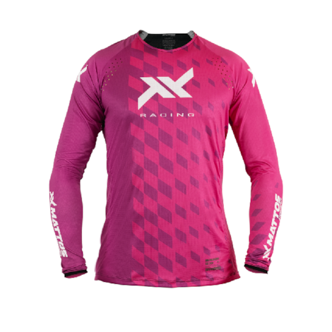 Segunda imagem do produto Camisa Mattos Pro Grid Rosa