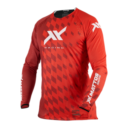Segunda imagem do produto Camisa Mattos Pro Grid Vermelho