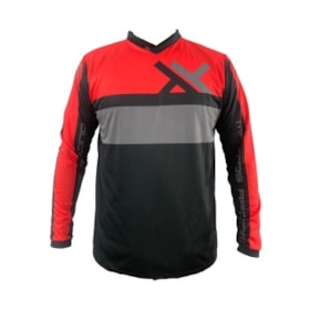 Camisa Mattos Racing Assimilate - Vermelho Cinza