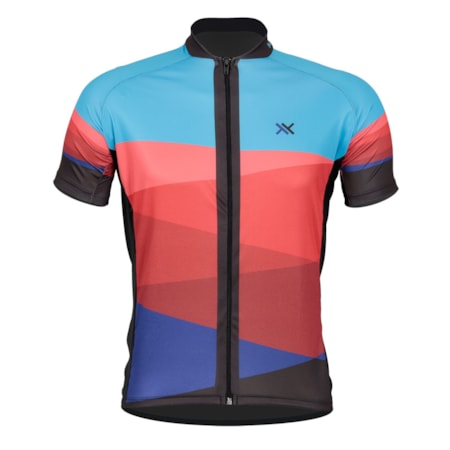 Camisa Mattos Racing Bike II - Azul Vermelho