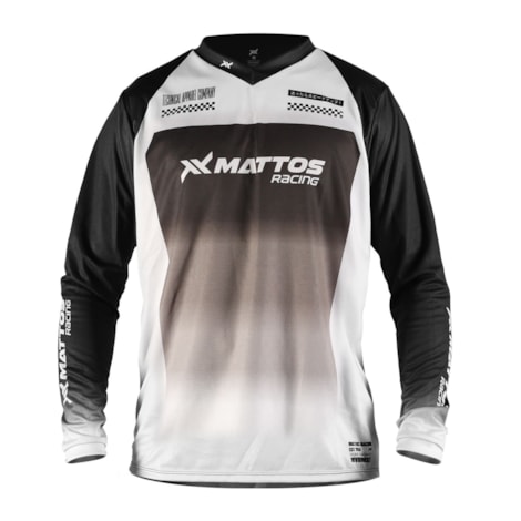 Camisa Mattos Racing Creation - Preto Cinza