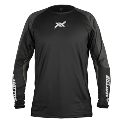 Segunda imagem do produto Camisa Mattos Racing Pro Echoes - Preto Cinza