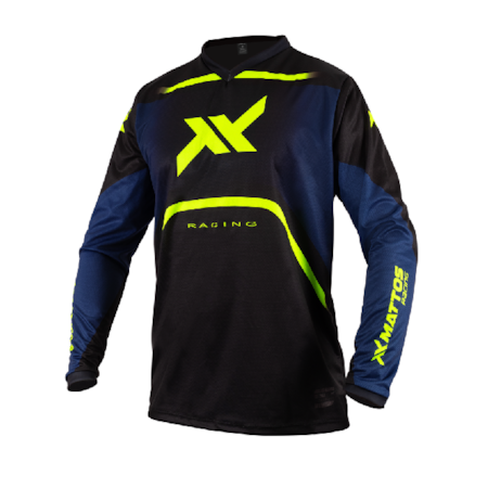 Camisa Mattos Racing Spirit Marinho Flúor