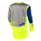 Camisa O'Neal Element Factor Gray/Blue/Neon Yellow