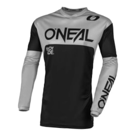 Camisa Oneal Element Racewear - Preto Cinza