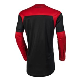 Camisa Oneal Element Racewear - Preto Vermelho