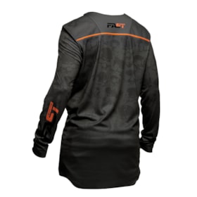 Camisa Pro Tork Fast - Chumbo Laranja