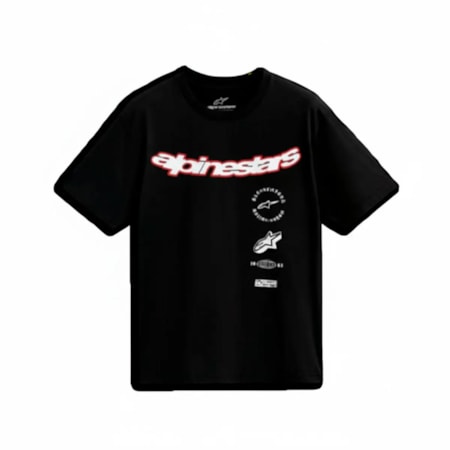 Camiseta Alpinestars Abus - Preto