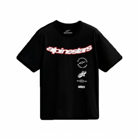 Camiseta Alpinestars Abus - Preto