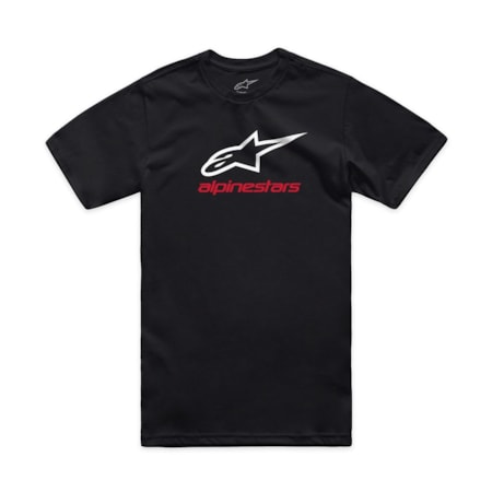 Camiseta Alpinestars Always 2.0 Preto Branco Vermelho