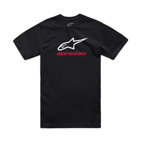 Camiseta Alpinestars Always 2.0 Preto Branco Vermelho