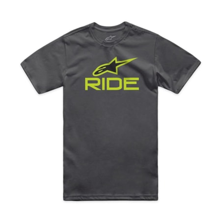 Camiseta Alpinestars Ride 4.0 Cinza Verde Preto