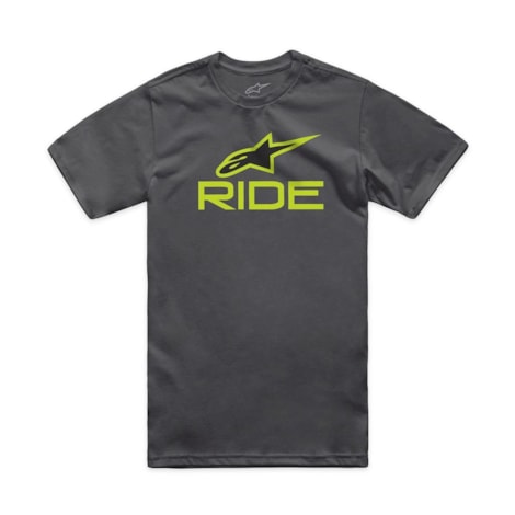 Camiseta Alpinestars Ride 4.0 Cinza Verde Preto