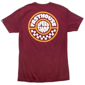 Segunda imagem do produto Camiseta Fasthouse Realm Vinho