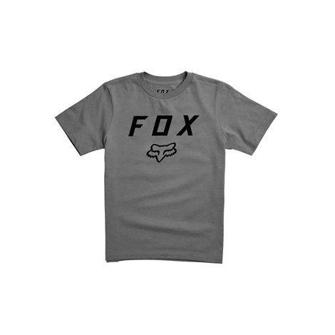 Camiseta Fox Lifestyle Infantil Legacy Moth SS HTR Grafite