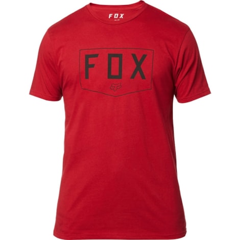 Camiseta Fox Shield - Vermelho