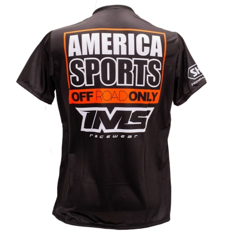 Segunda imagem do produto Camiseta IMS America Sports - Preto