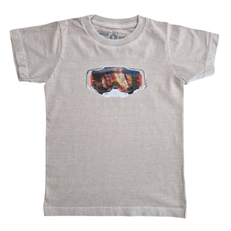 Camiseta Infantil Wide Open Google Areia
