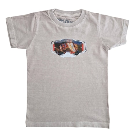 Camiseta Infantil Wide Open Google Areia