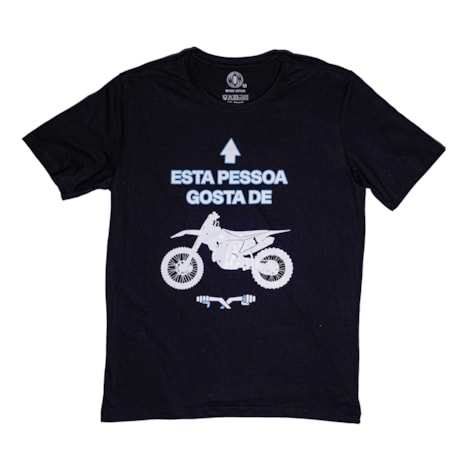 Camiseta Motivação MX Masculino Desenho Moto - Motocross e Trilha