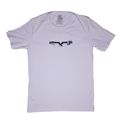 Camiseta Motivação MX Masculino Logo - Branco