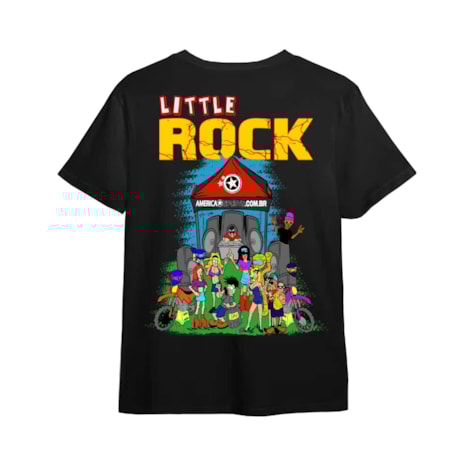 Segunda imagem do produto Camiseta Quebra Cava Little Rock America Sports - Preto